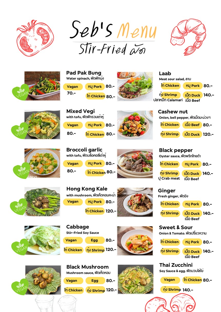 Seb's Bar (Samsen) menu 2