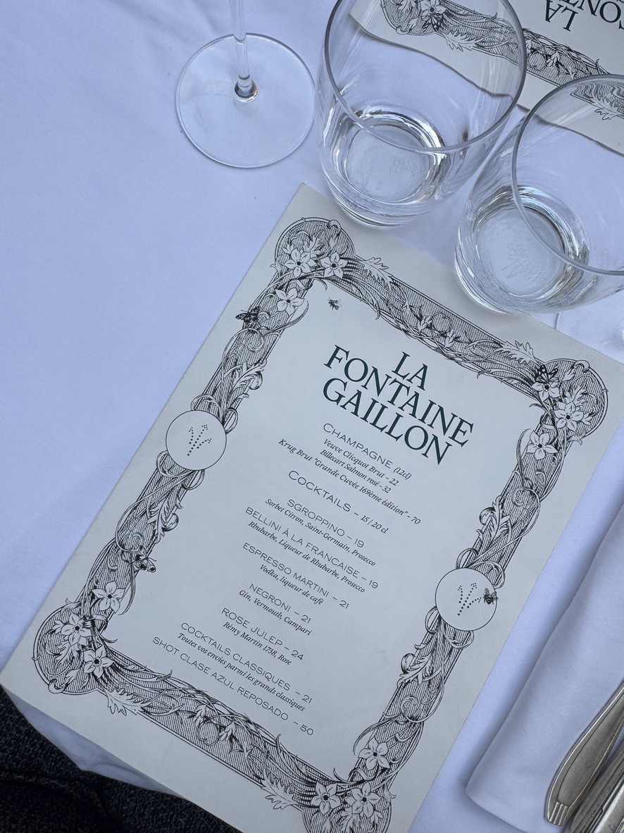 La Fontaine Gaillon menu 2