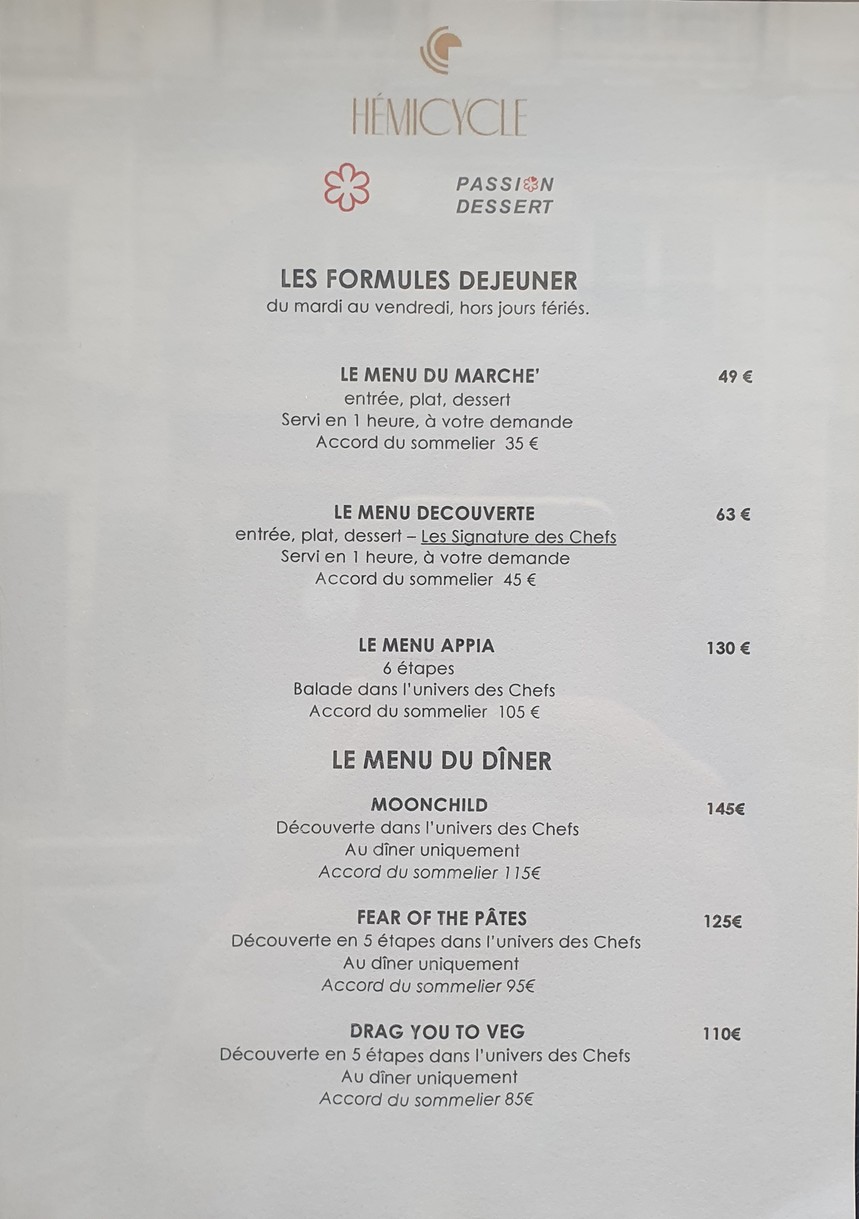 Hémicycle menu 1