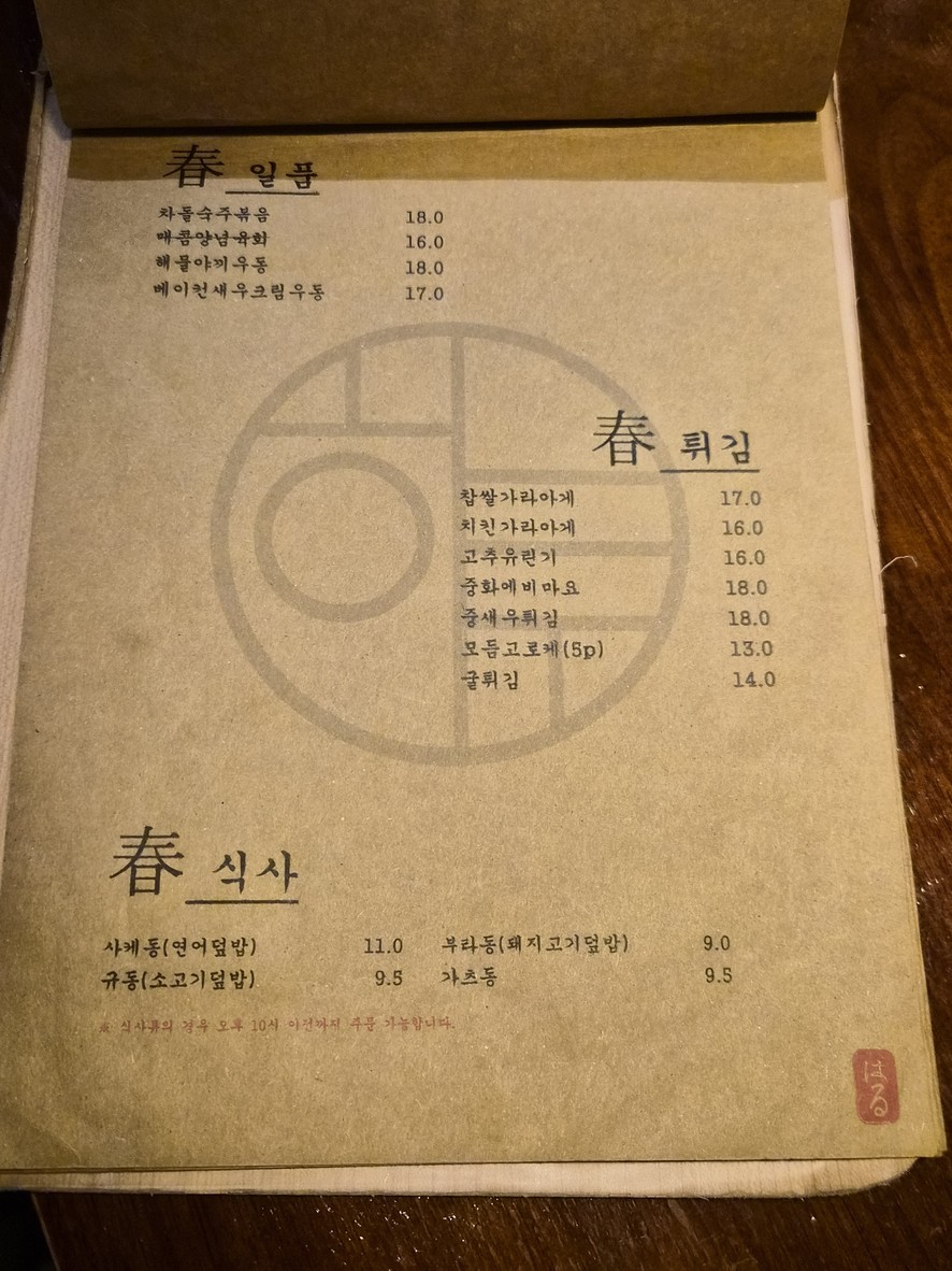 Haru Konkukdae menu 4