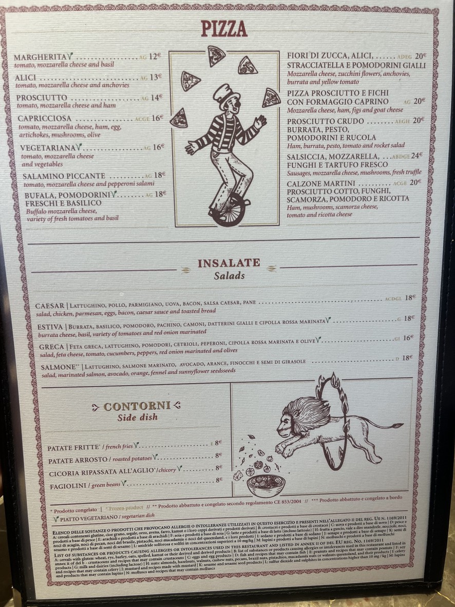 Ristorante Caffè Martini & Rossi menu 3
