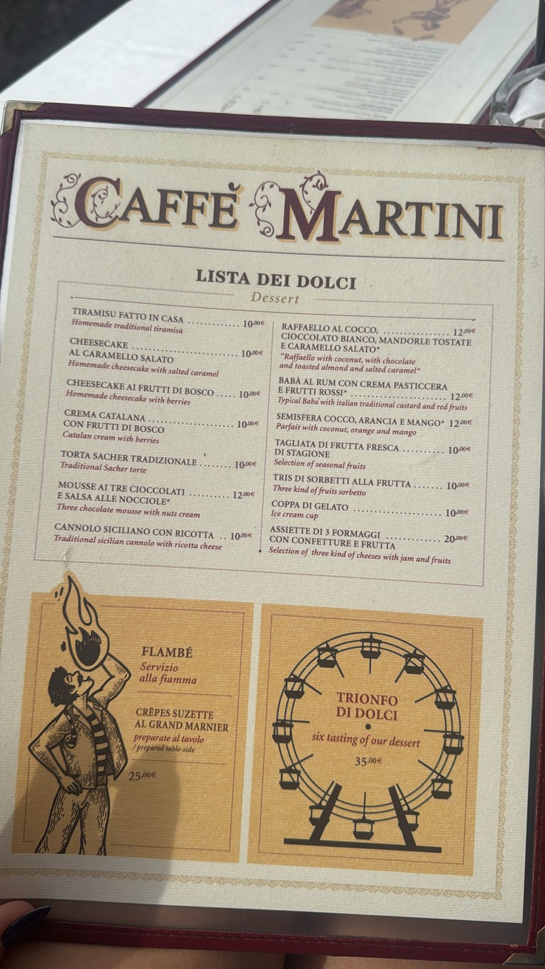 Ristorante Caffè Martini & Rossi menu 5