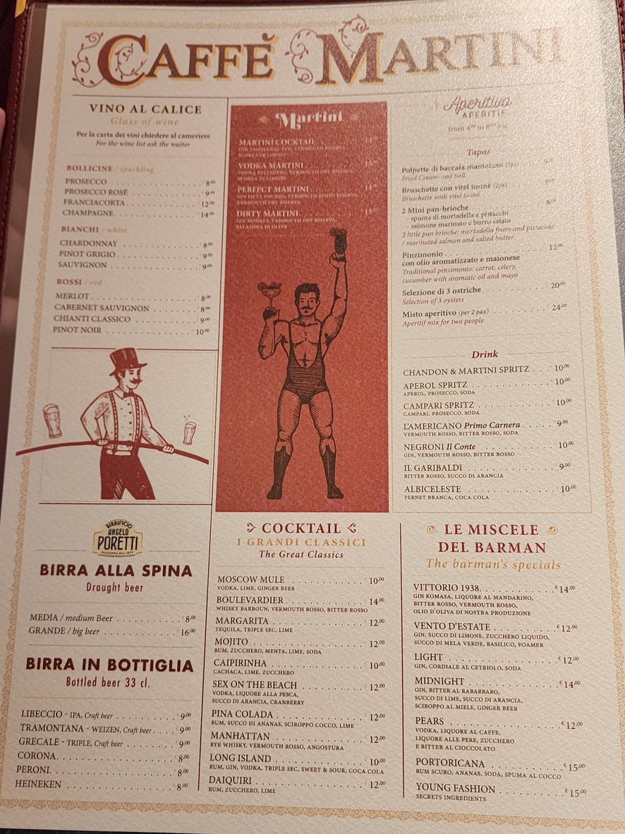 Ristorante Caffè Martini & Rossi menu 7