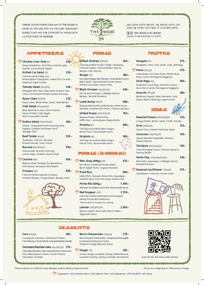 泰豪斯94 menu 2