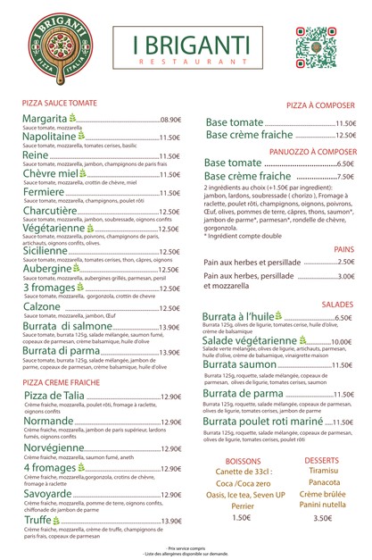 Pizzeria I Briganti - Paris 14