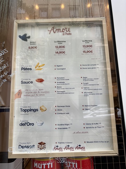 AMORE PASTA - Restaurant de Pâtes - Montrouge