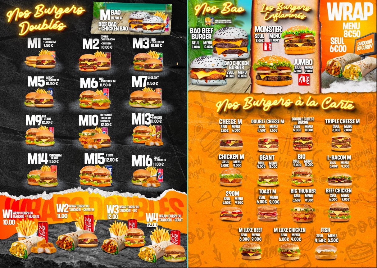 Big M menu 2