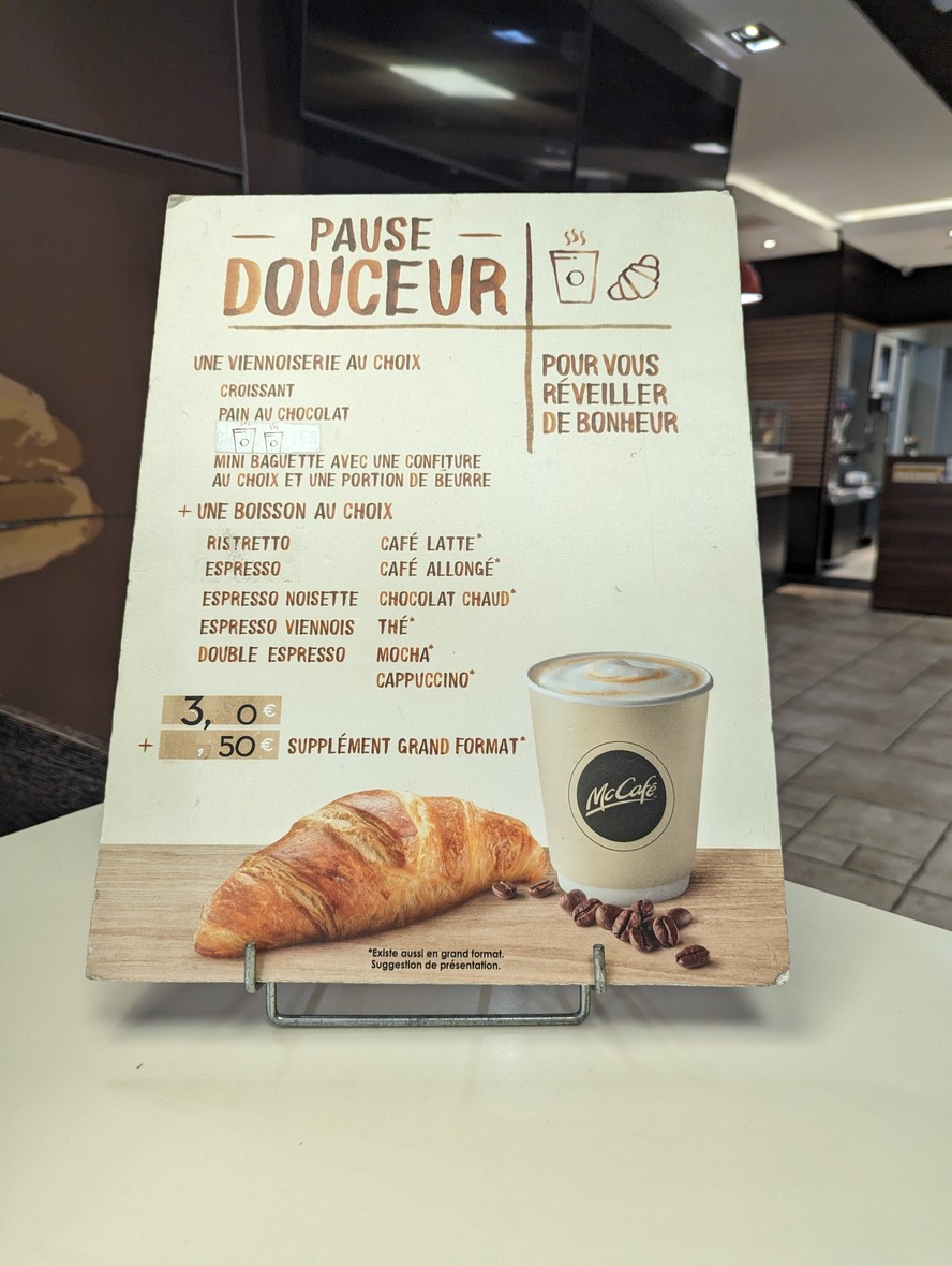 McDonald's menu 2