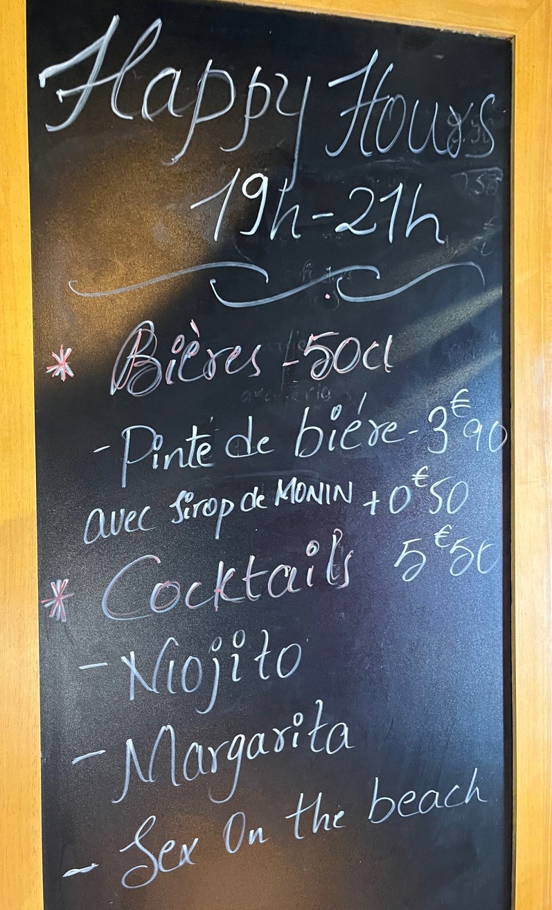 La Belette Qui Tète menu 4