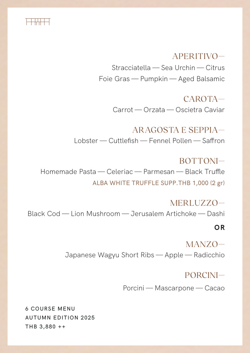 CLARA Restaurant menu 2