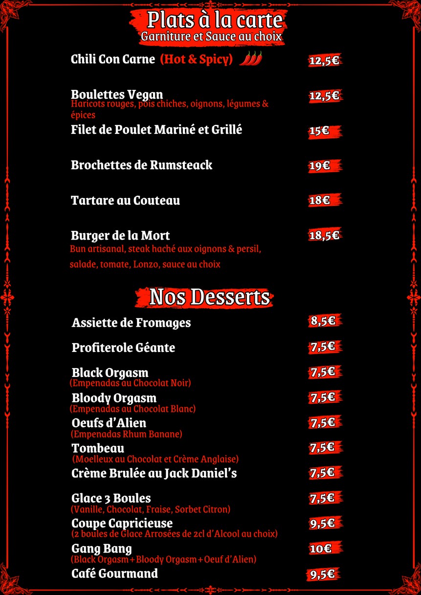 Le Black Dog menu 2