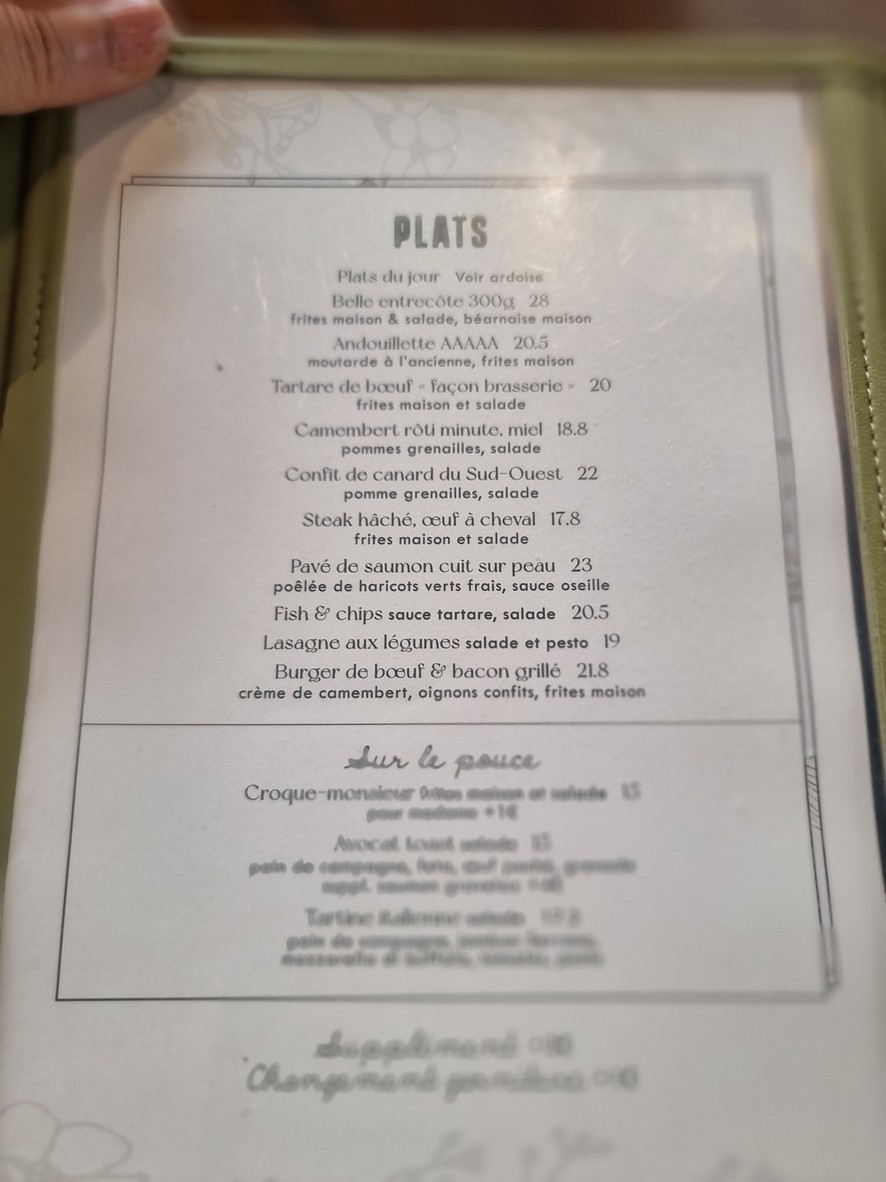 La place menu 3