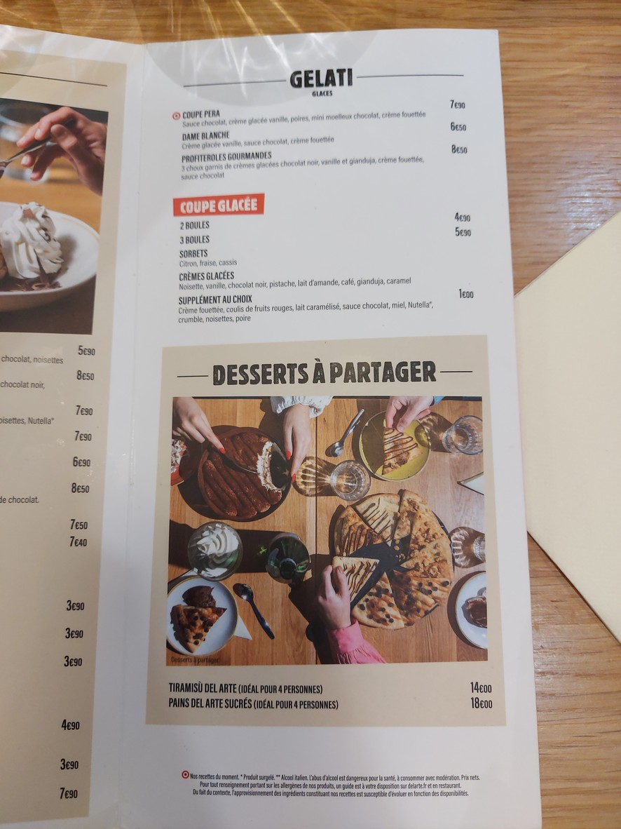 Del Arte menu 7