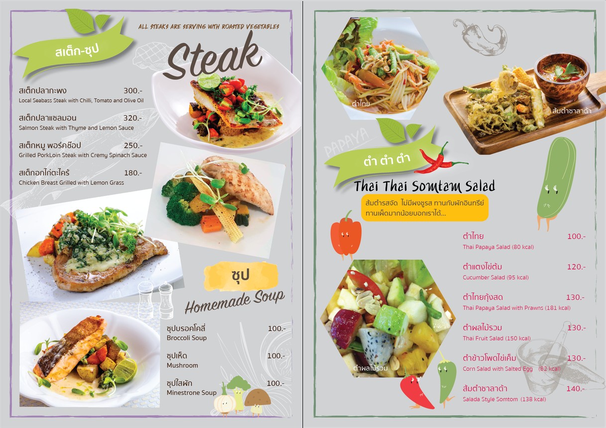 Salada Organic Kitchen BDMS Wellness Clinic 维塔路 普林吉特 menu 2