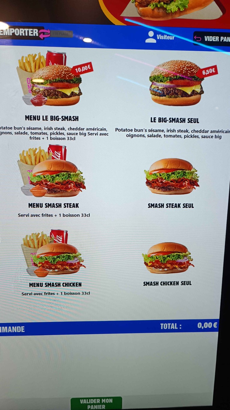 Oh My Burger ! menu 1