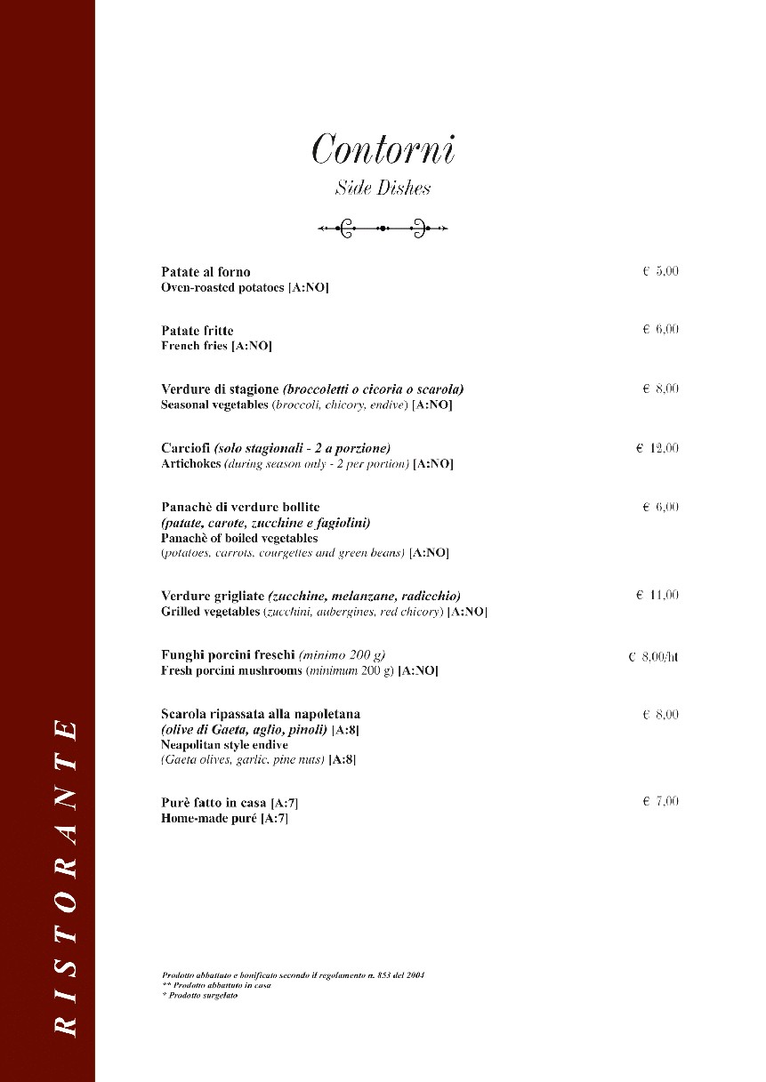 Taverna Rossini menu 7