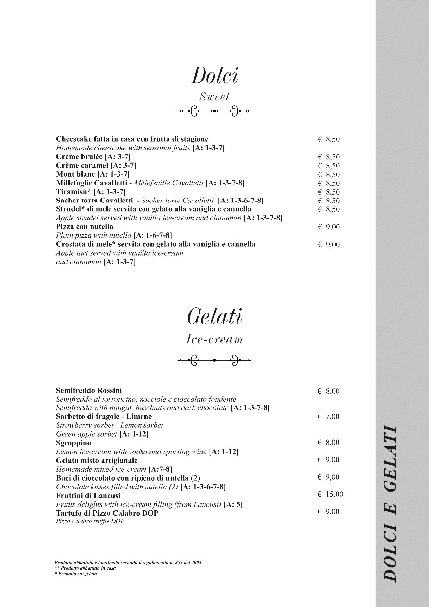 Taverna Rossini menu 9