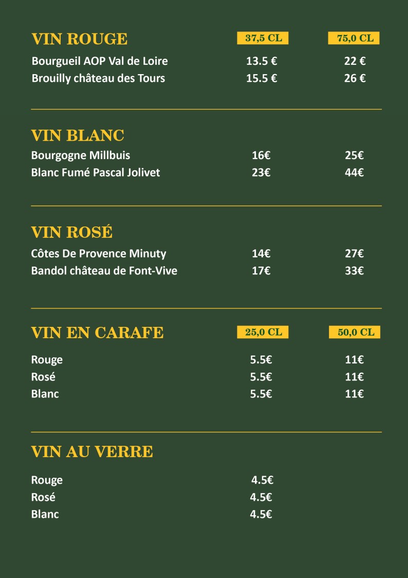 Vi Hanoi menu 4