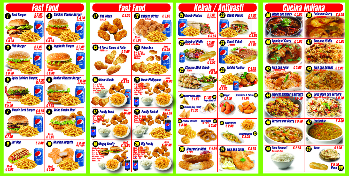 Ristorante Halal Food Cornelia menu 2