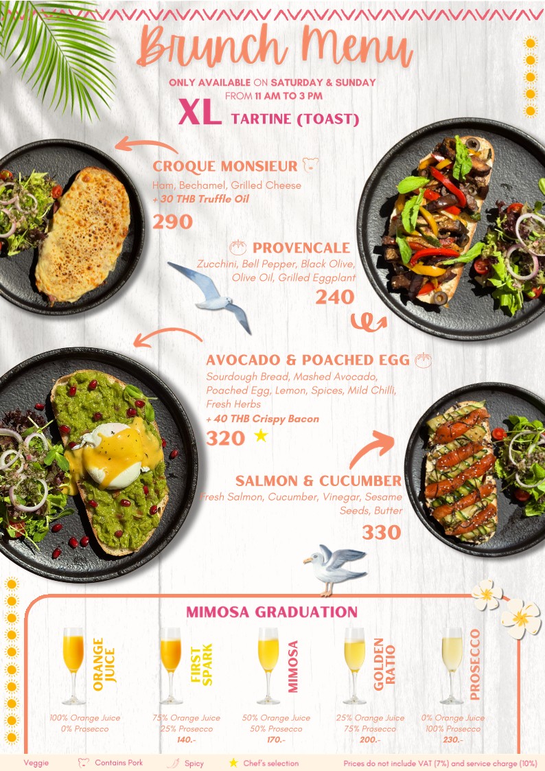 CALM Bangkok - Grill, Garden & Guinguette menu 3