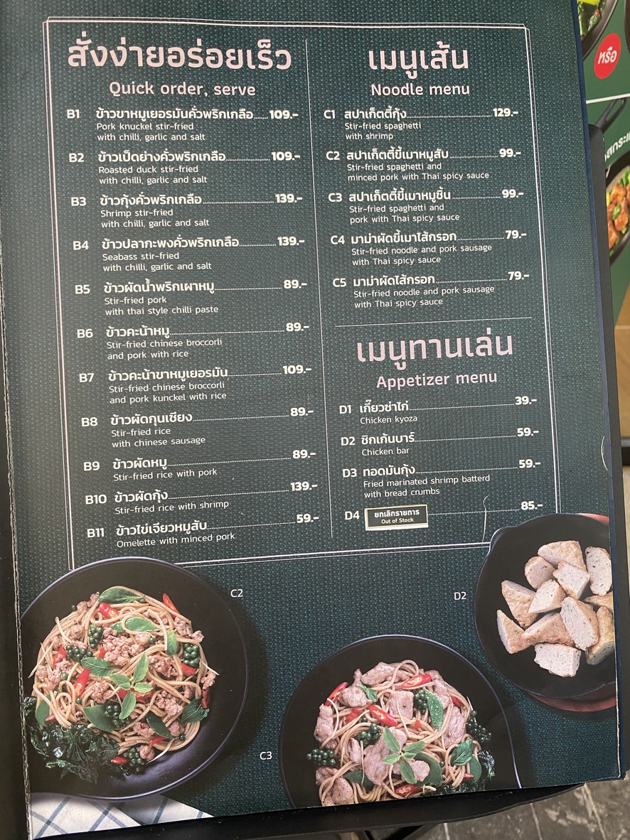 Gèdá tiě​ pām Pdt. Guānlǜn shuitái menu 1