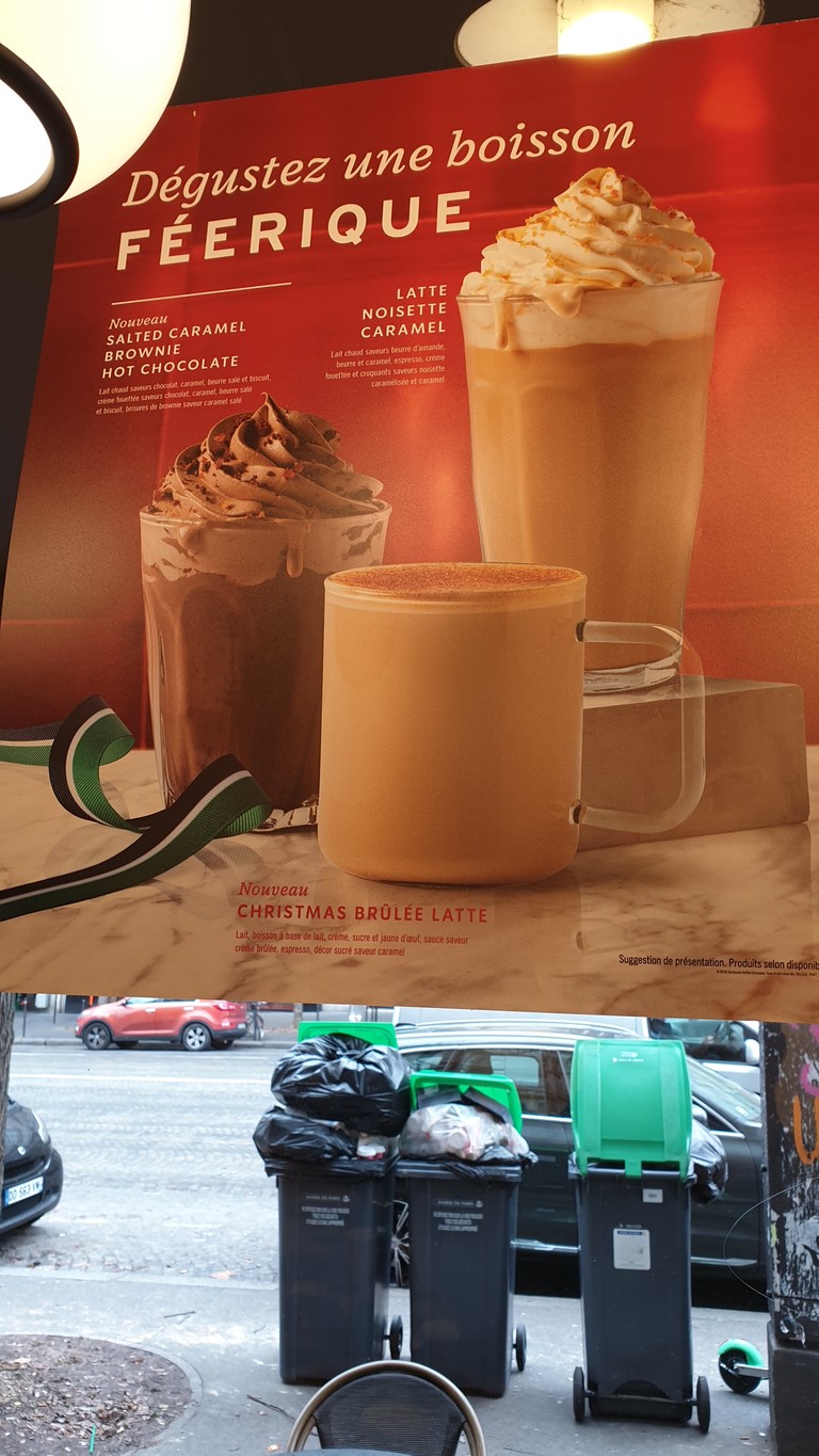 Starbucks menu 1