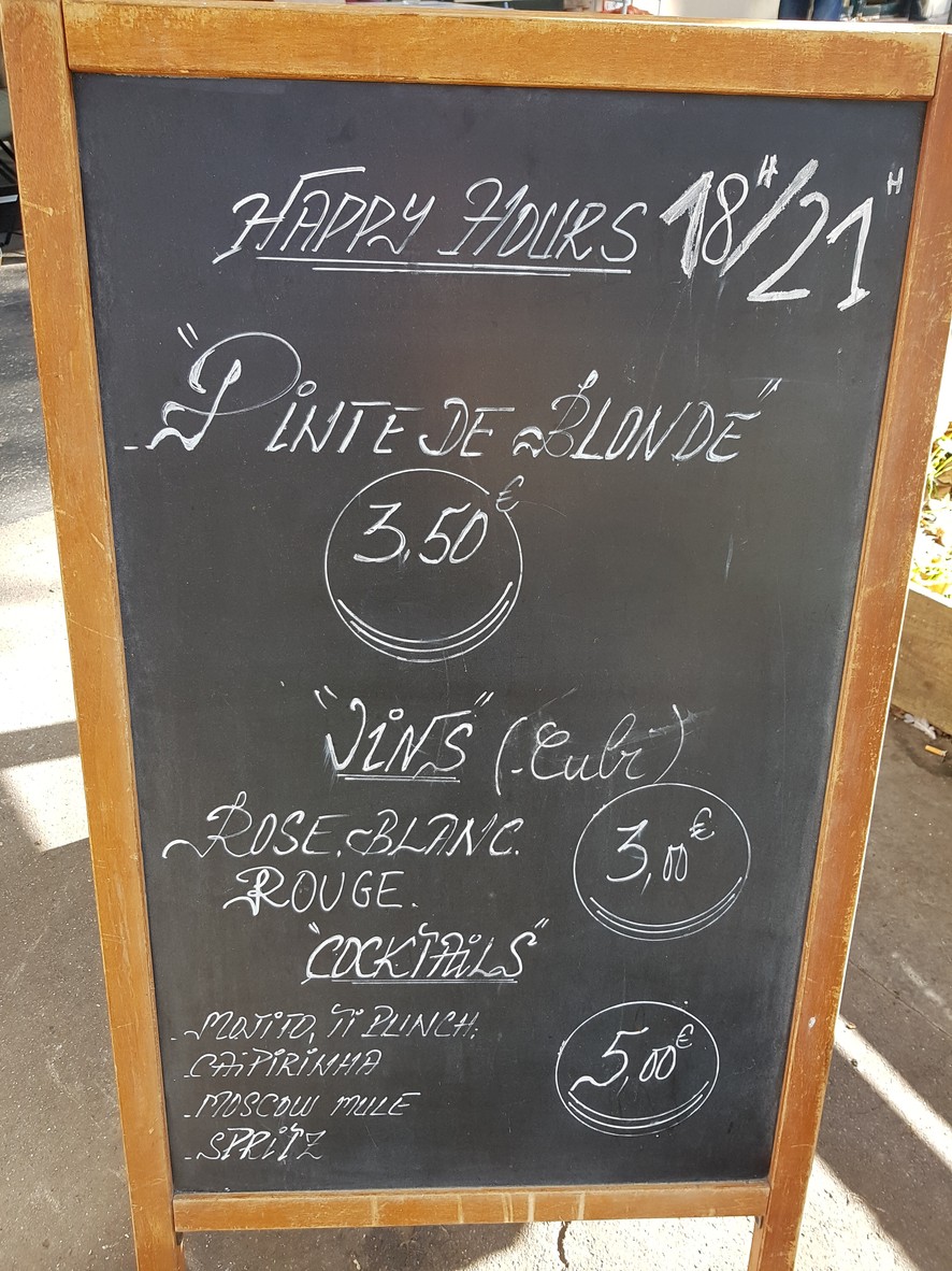 Le Muscadet menu 2