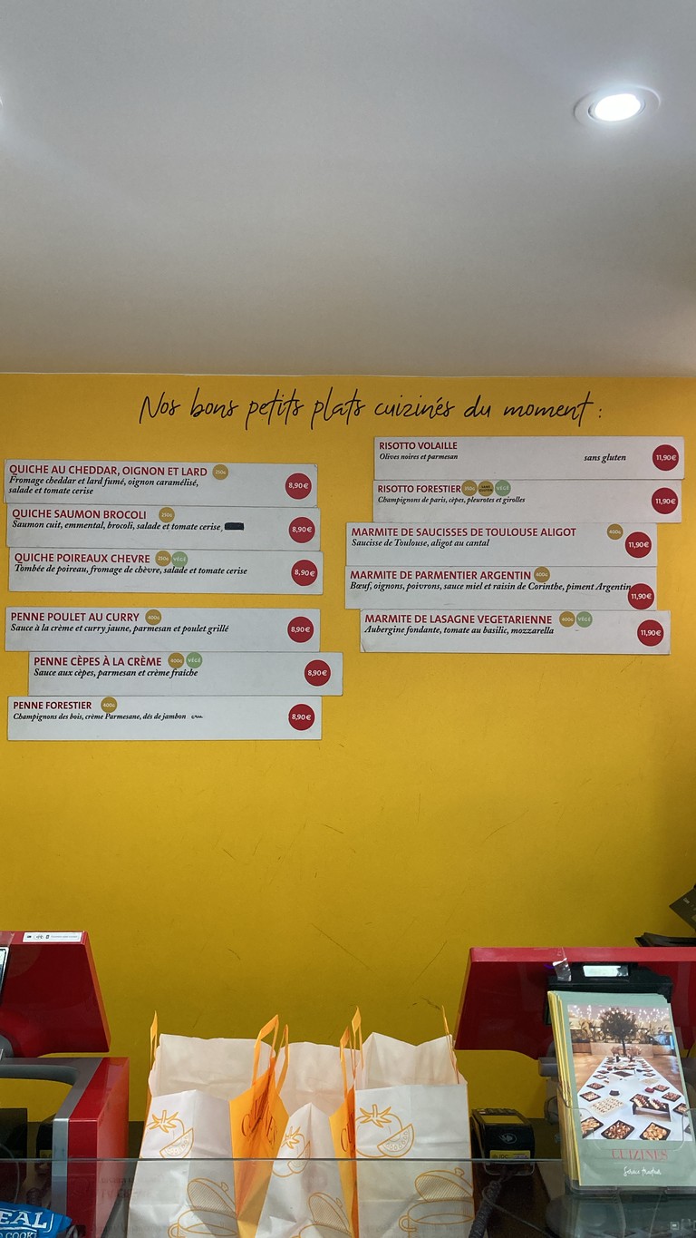 CUIZINES - Restauration rapide et traiteur à Boulogne menu 2