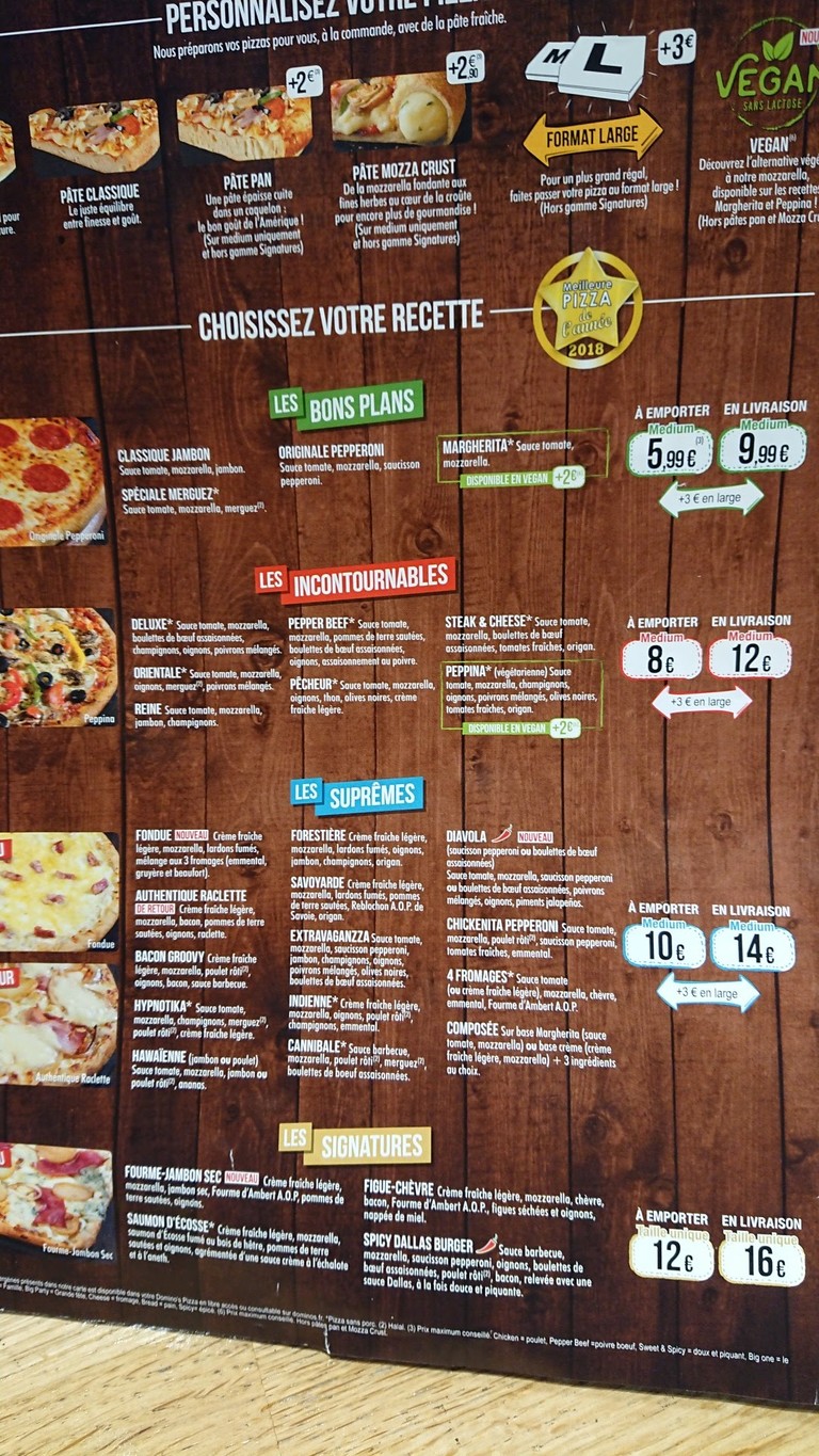 Domino's Pizza Alfortville menu 2
