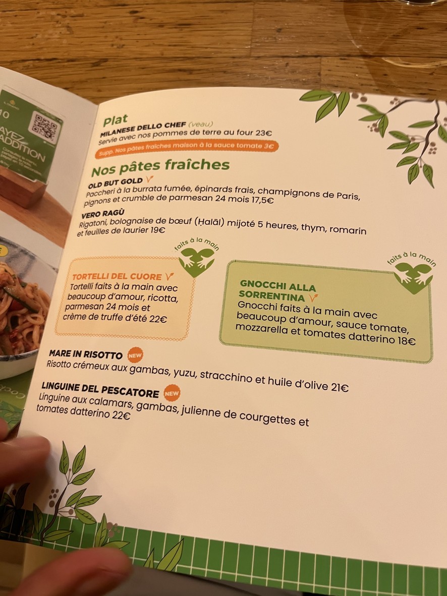 Il Grano menu 2