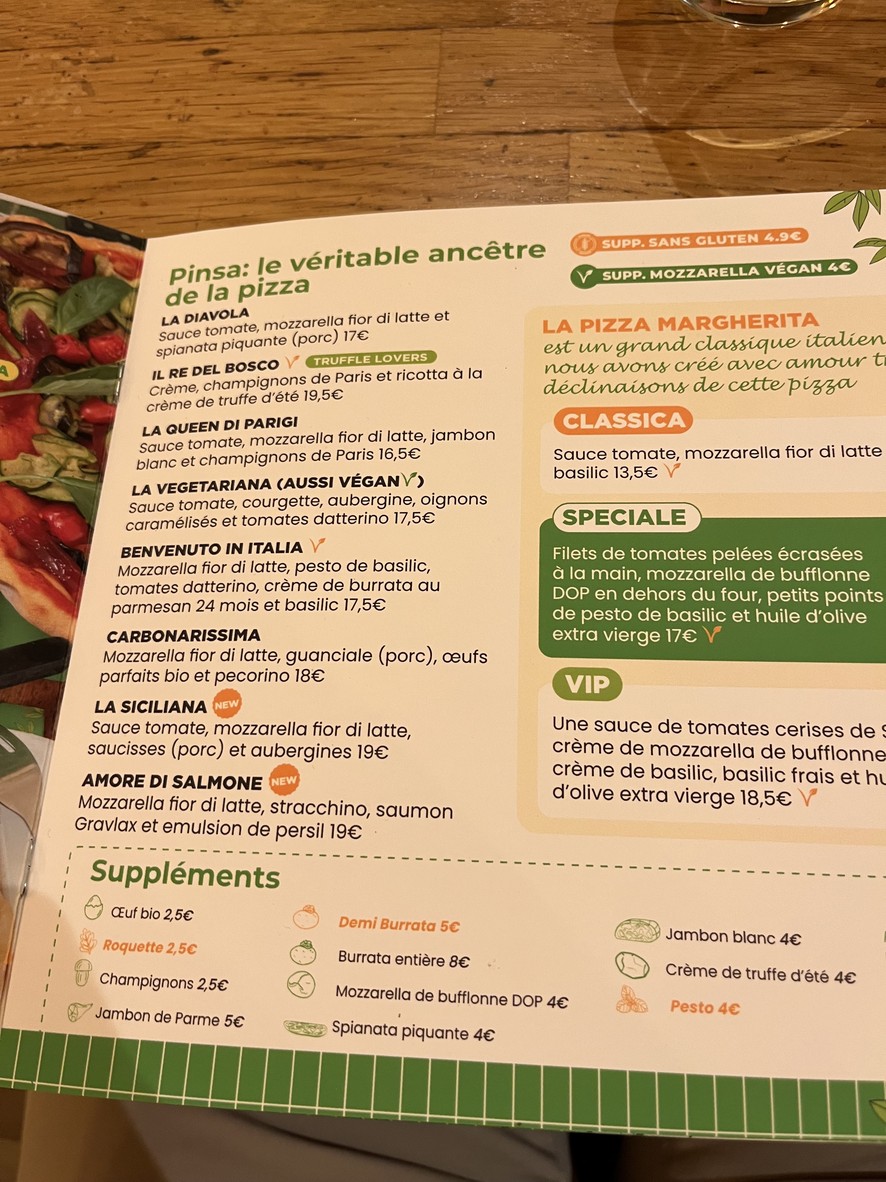 Il Grano menu 3