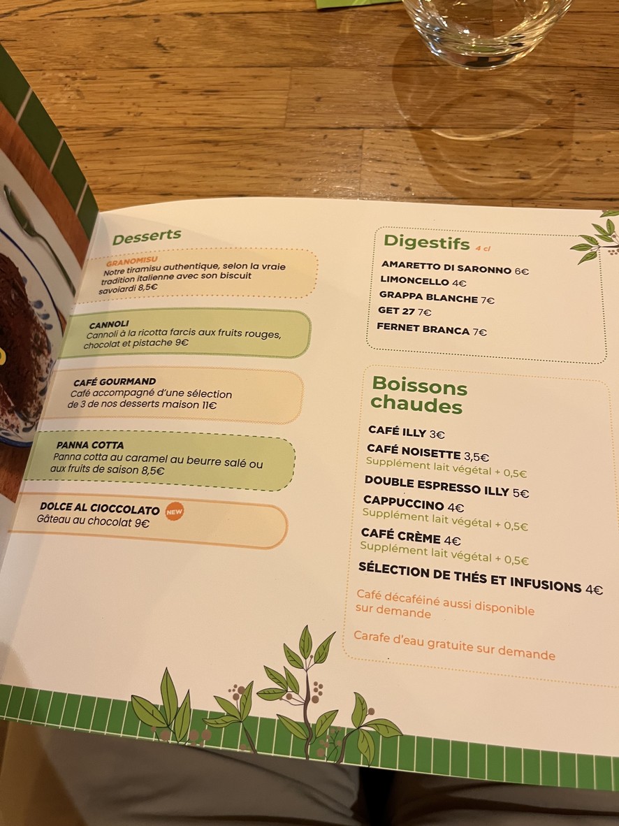 Il Grano menu 4