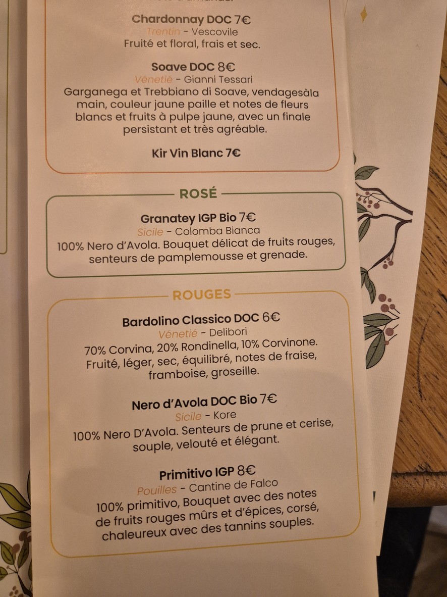 Il Grano menu 5