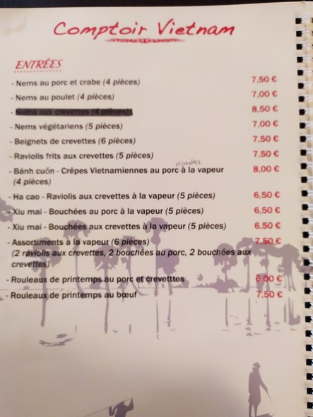 Restaurant Comptoir Vietnam