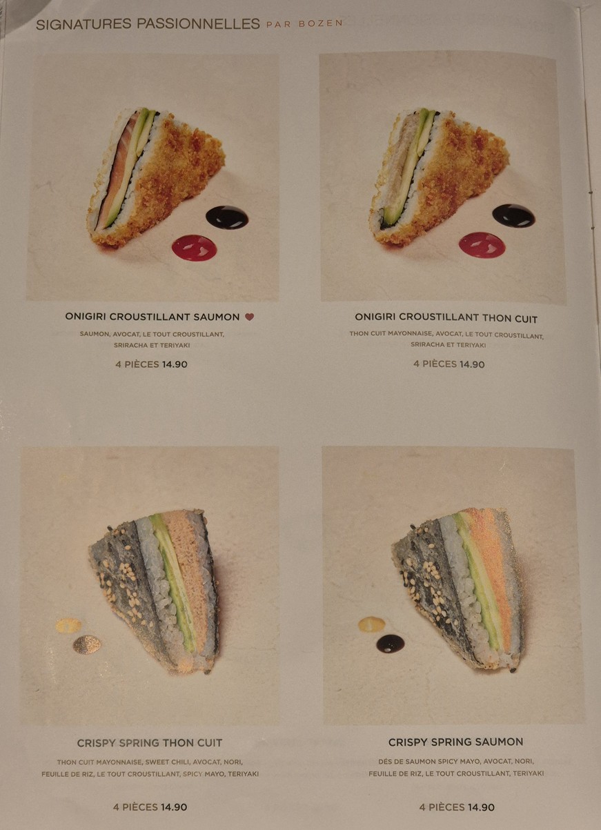 Bozen Charenton menu 6