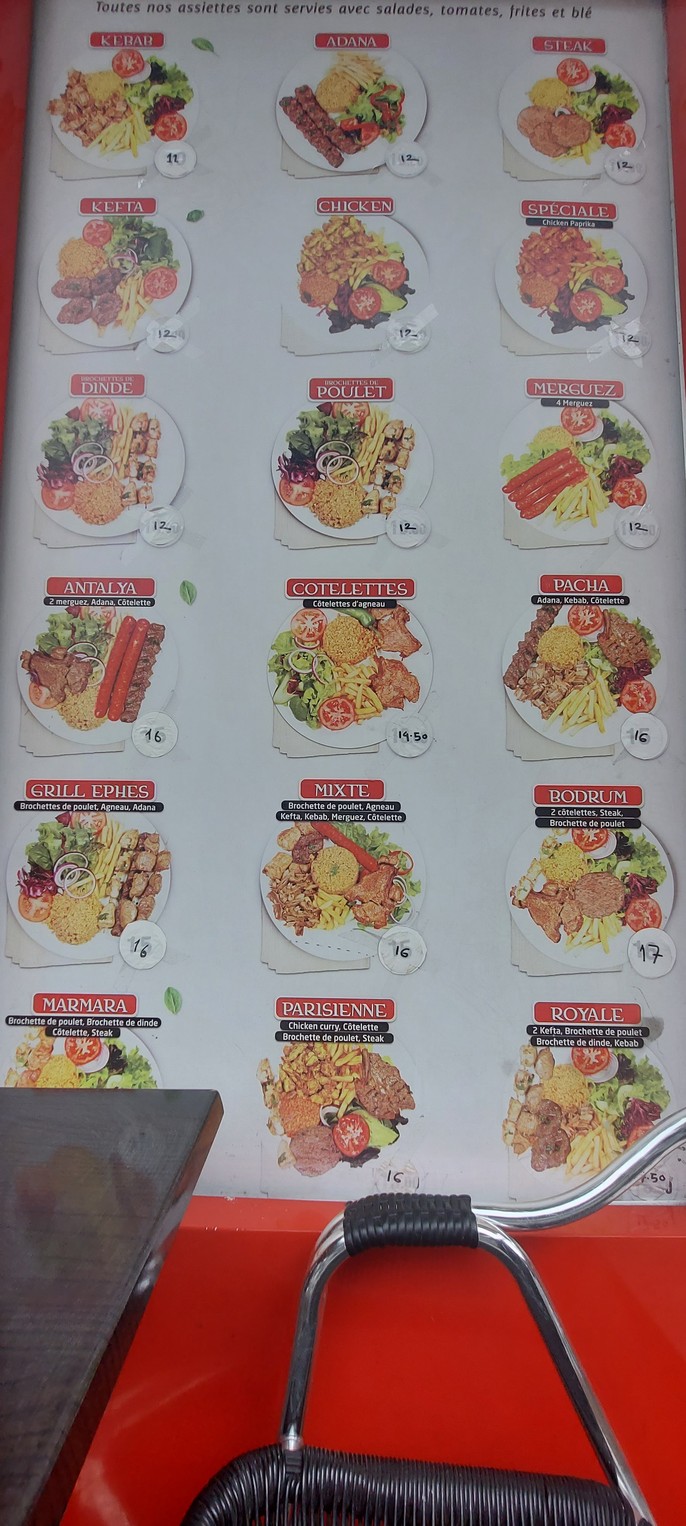 Grill Ephes menu 1