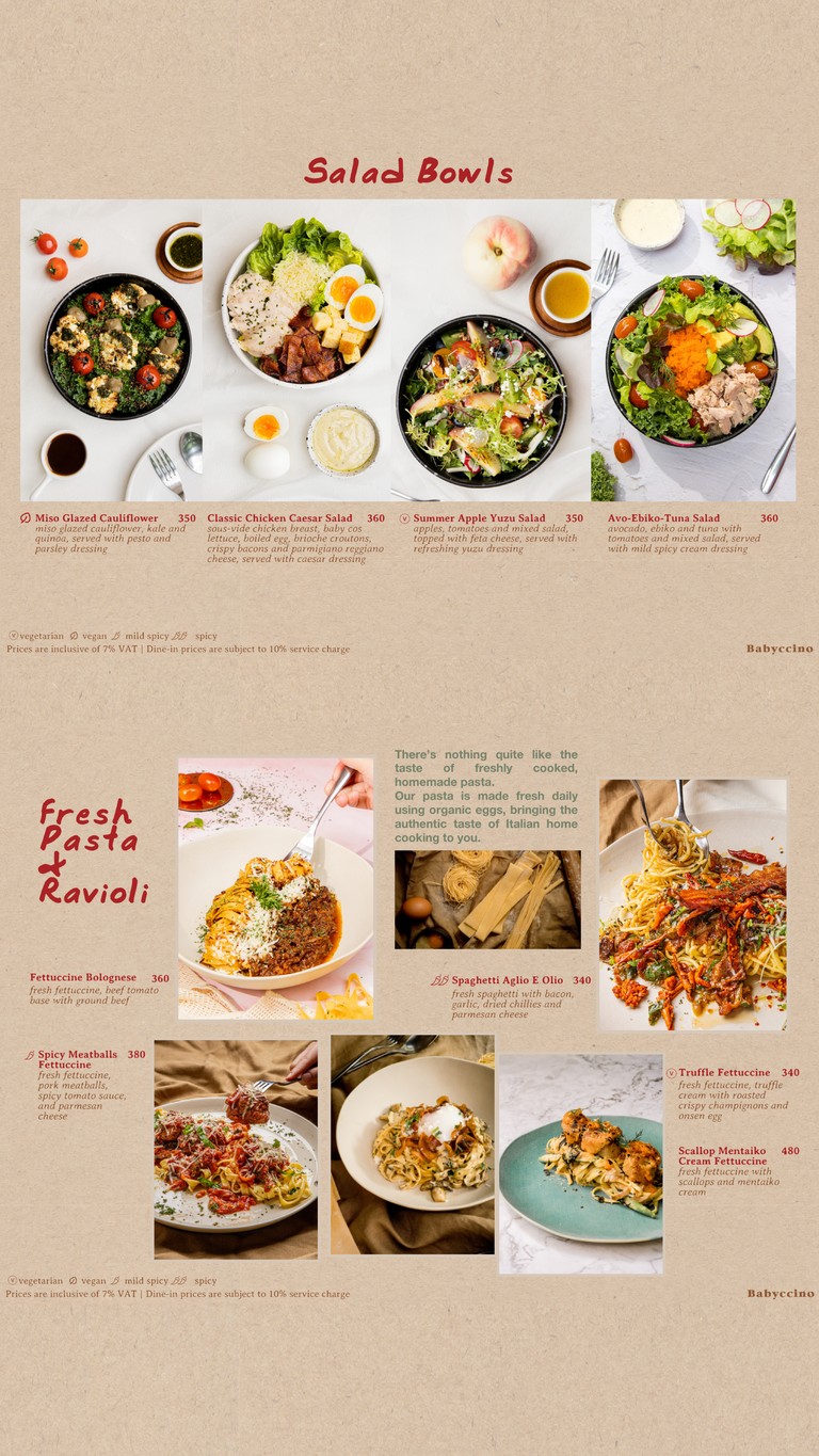BABYCCINO menu 3