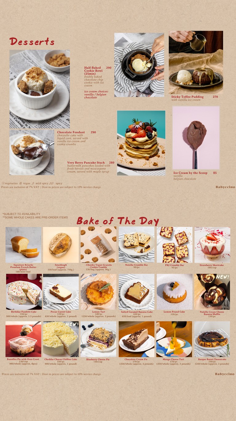 BABYCCINO menu 5