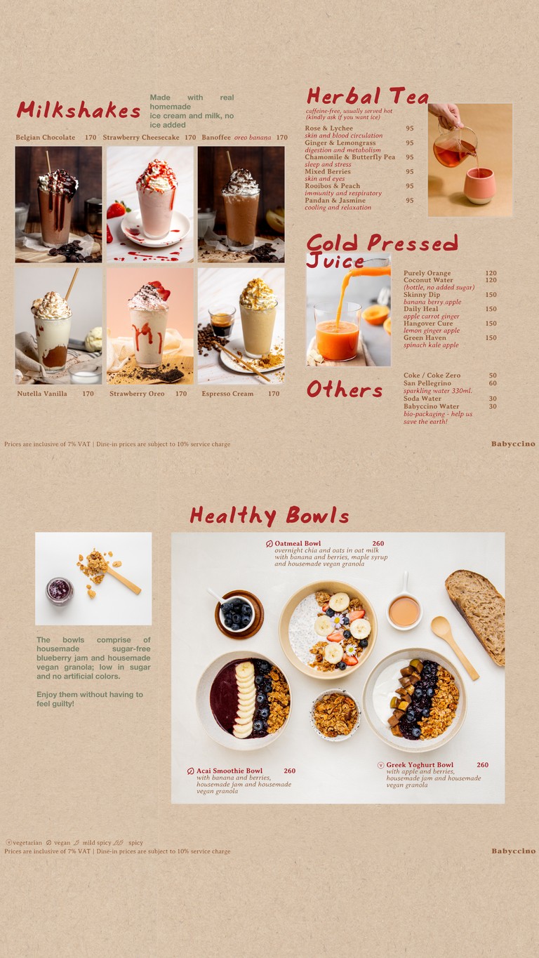 BABYCCINO menu 8