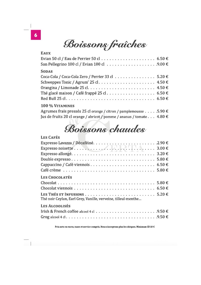 Certa menu 4
