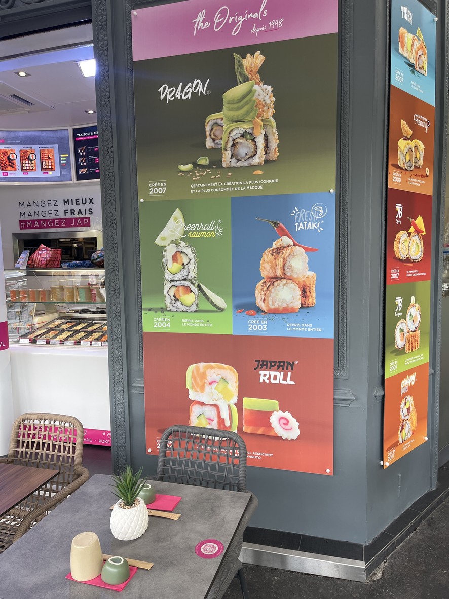 Planet Sushi Pereire menu 1