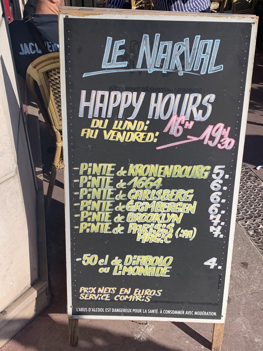 Le Narval - Levallois-Perret menu 1