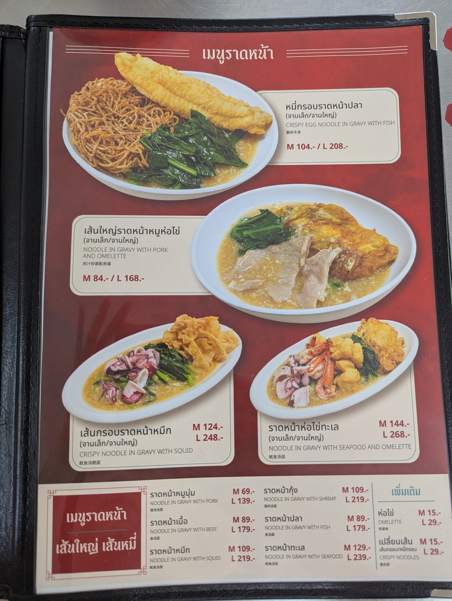 เฉลิมราชย์ โภชนา menu 8