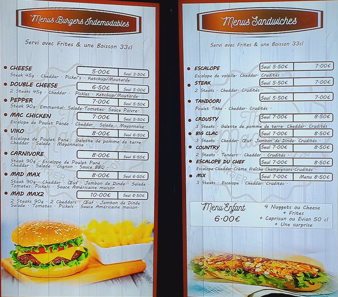 The Madison Coffee menu 2