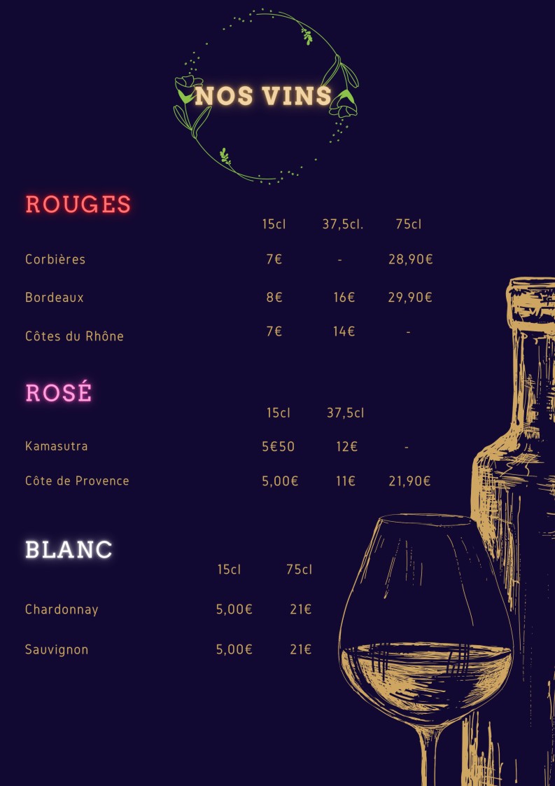 Stunning Land menu 7