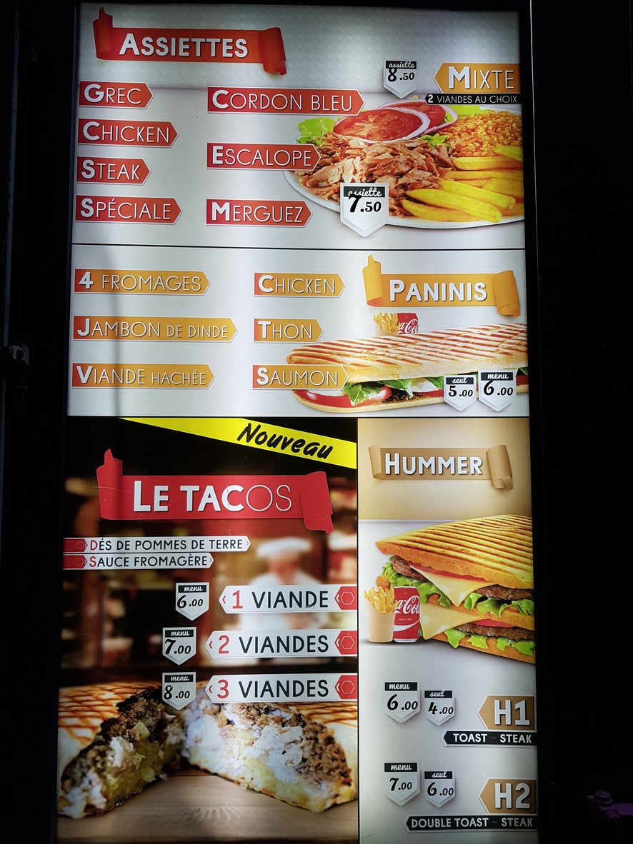 Chez Marwan menu 2
