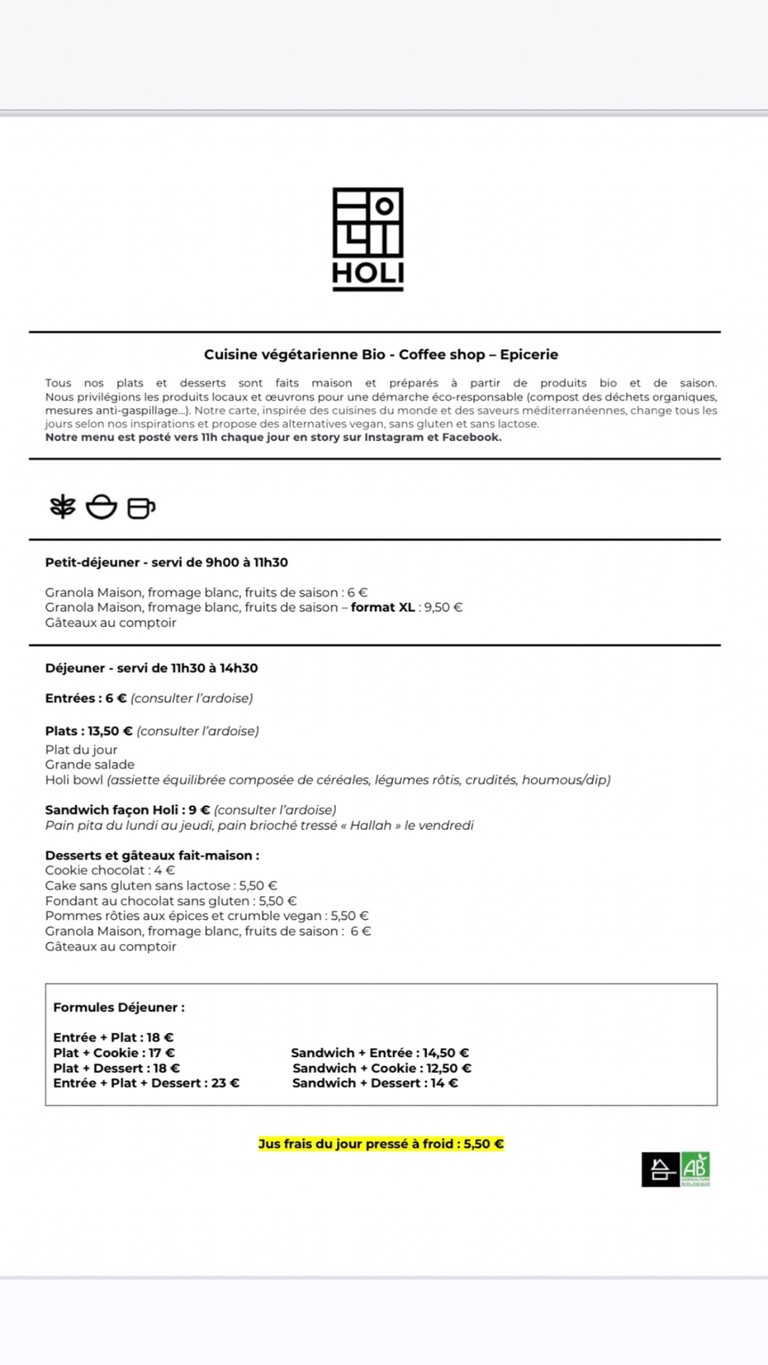 Holi menu 1