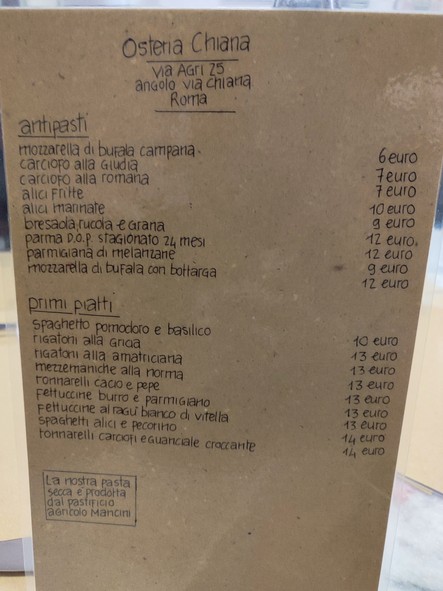 Osteria Chiana