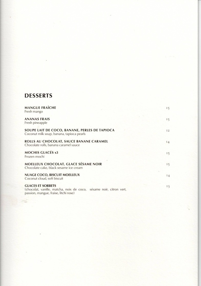 Lily Wang menu 3