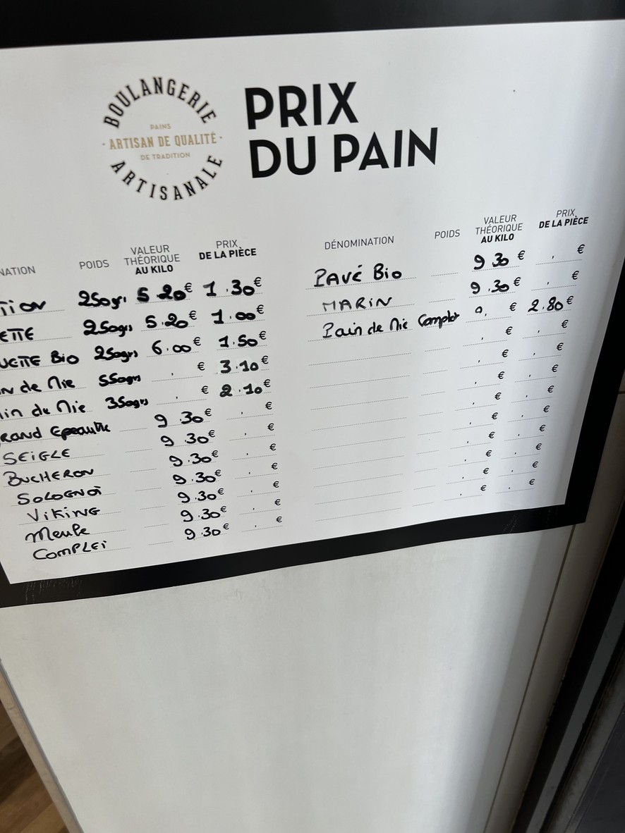 Maison Damiani menu 1